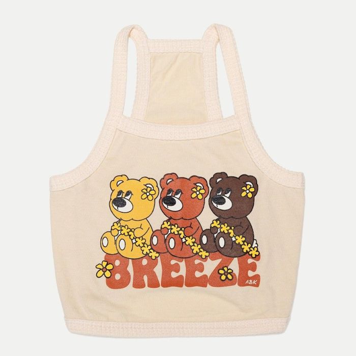 ¨ǼandblankHula joy bear crop topIvory  ɥå     ...