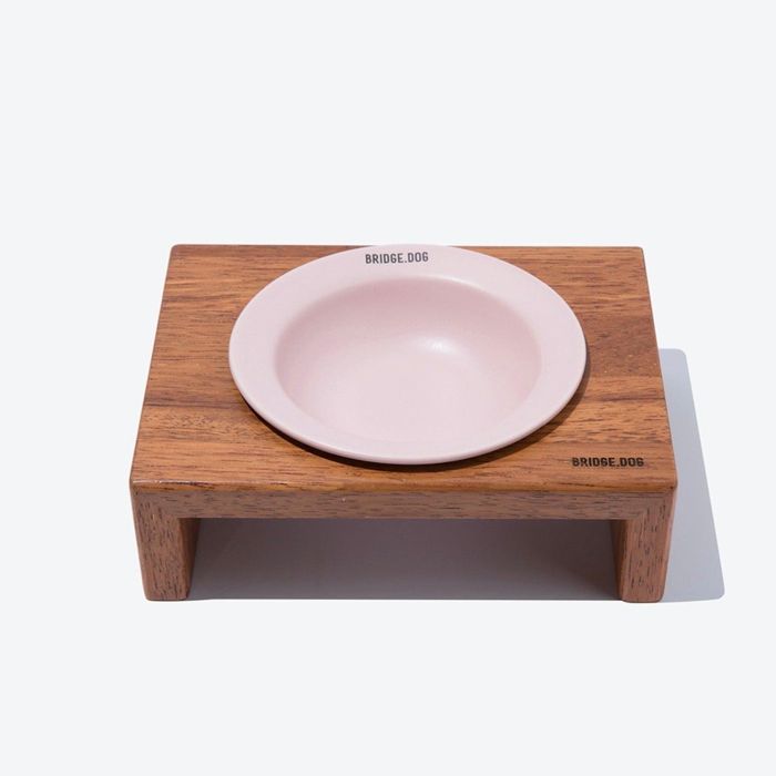 ※予約販売【BRIDGE.DOG】BRIDGE MINI DISH（PINK） 韓国 ブランド かわいい おしゃれ プレゼント 小型犬 マット フードボウル 給水器 NEW 餌 皿 食器 犬 猫 雨