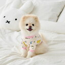 即納【noutti】Camping Miffy T-shirt(Pink) 犬服 ドッグウェア 犬の服 Tシャツ スリーブレス 犬用品 ドッググッズ 小型犬 小型犬服 韓国