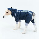 ※予約販売【munikund】LAUTER RAIN OVERALL(NAVY) 犬用品 ドッググッズ ドッグウェア 犬服 犬の服 大型犬 大型犬服 防水 通気性 レインコート(4)