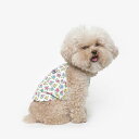 ※予約販売【TUSTUS】flower frill top 犬服 ドッグウェア 犬の服 小型犬 小型犬服 犬用品 ドッググッズ スリーブレス 春 夏