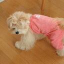 ※予約販売【OUNCE】terry all in one(Deep Pink) 韓国 犬用品 ドッググッズ Tシャツ スリーブレス ドッグウェア 犬服 犬の服 小型犬 小型犬服