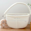 ※予約販売【near by us】tarte bag (milk ivory) バッグ スリング 犬用バッグ ドッグバッグ キャリーバッグ スリングバッグ 軽量 軽い 犬用品 ドッググッズ