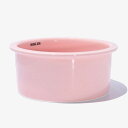 ※予約販売【BRIDGE.DOG】BRIDGE BIG BOWL 18cm(PINK)艶あり 韓国 ブランド かわいい おしゃれ プレゼント 小型犬 マット フードボウル 給水器 NEW 中型犬 餌 大型犬 食器 犬 猫
