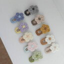 ※予約販売【near by us】flower hair pin(f/w hair pin) 韓国 ブランド かわいい おしゃれ プレゼント 小型犬 NEW 春 夏 秋 冬