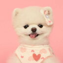 即納【Pets&Me】Heart BonBon Hair Pin 韓国 犬用品 ドッググッズ アクセサリー ヘアピン ハート クリスタル ラブリー 豪華 ブラン...