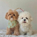 即納【GOPE】Signature Dog Bandana(オリーブ) 韓国 ブランド かわいい おしゃれ プレゼント 小型犬 NEW 春 夏 秋 冬 お出かけ...