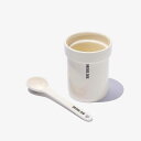 即納【BRIDGE.DOG】SPOON & SPOON HOLDER (SET) - BABY CREAM 韓国 犬用品 ドッググッズ フードウェア 犬お皿 フードボウル 餌皿 水飲み 給水器 餌(4)