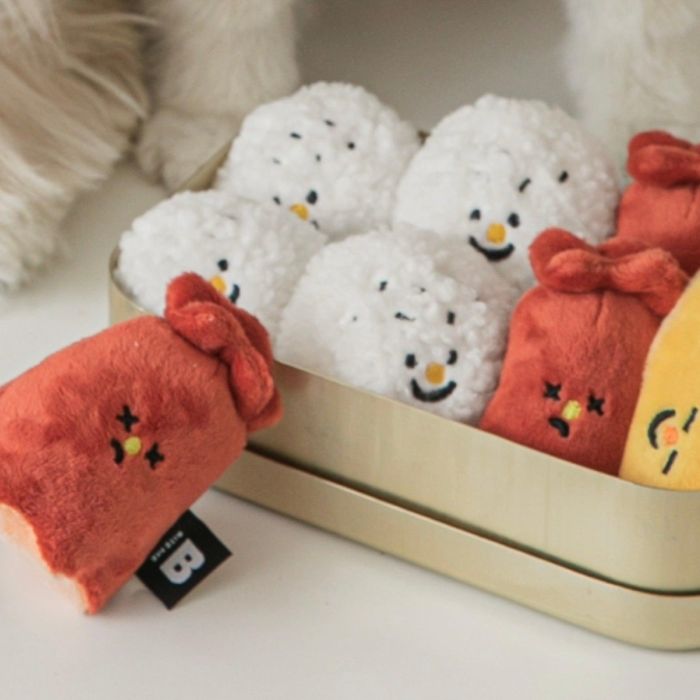 即納【BITE ME】Chamchalchan Samchop Table Lunch Box Toy Set 韓国 ブランド かわいい おしゃれ プレゼント 小型犬 おもちゃ ノーズワーク 犬用品 NEW 犬 知育 知育玩具 ペット用品