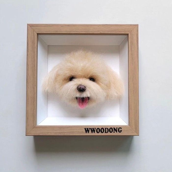 楽天URBAN DOG TOKYO 楽天市場店※予約販売【needle felt】Photo Flame（face）1匹（Dog）