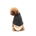 即納【monchouchou】Dot Collar shirt(ブラック) 韓国 ブランド かわいい おしゃれ プレゼント 小型犬 NEW 春 夏 秋