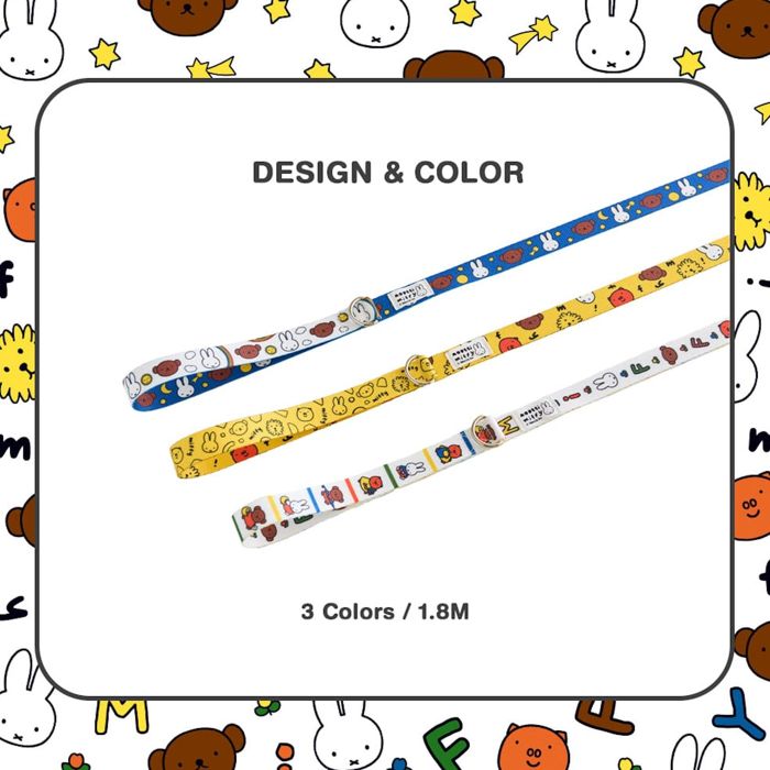 ͽnouttiColorful Miffy Hands leash1.8m ꡼ ߥåե ꡼ ѥ꡼ ...