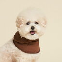 ※予約販売【meaningless】FAKE HOODIE(Brown) 韓国 ブランド かわいい おしゃれ プレゼント 小型犬 ポンチョ ケープ NEW 春 秋 冬 便利