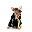 ※予約販売【MOSHIQA】I Woof U Black Dog Hoodie