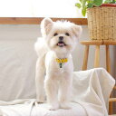 ※予約販売【maison de miu】 Heart Pendant Collar (Yellow) 韓国 ブランド かわいい おしゃれ プレゼント 小型犬 首...