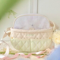 ※予約販売【seoru】Mesh Valentine bag（Mint） 韓国 ブランド かわいい おしゃれ プレゼント 小型犬 バッグ スリング スリングバッグ うちの子グッズ うちの子 NEW 冬 便利 クッション 犬