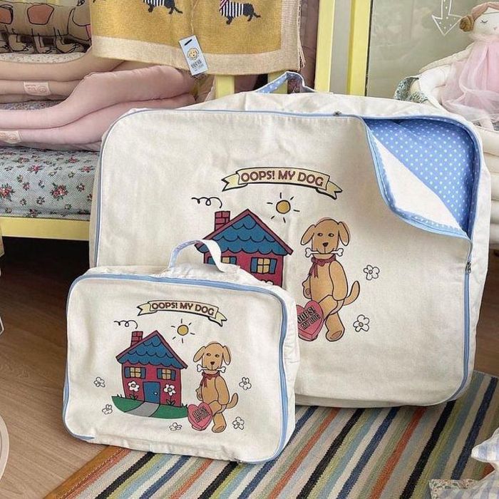 ※予約販売【OOPS! MY DOG】Oops Luggage Bag（house dog） 韓国 ブランド かわいい おしゃれ プレゼント 小型犬 バッグ おもちゃ マット NEW 丈夫 便利 クッション 犬