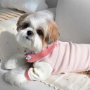 即納【DURANG RURANG】fluffy cloud cardigan(ホワイト/ダスティピンク) 韓国 ブランド かわいい おしゃれ プレゼント 小型犬...