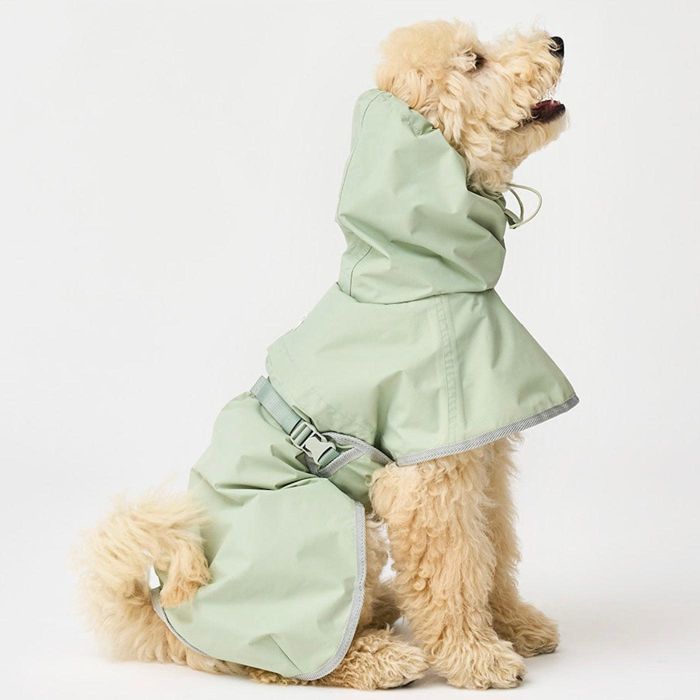 即納【iCANDOR】ADVENTURE RAINCOAT EARTH(MYSTIC MINT) 犬用品 ドッググッズ レインコート 散歩グッズ 散歩用品 韓国...