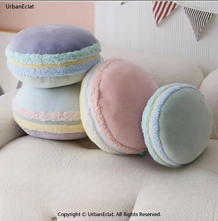 座布団 マカロン 抱き枕 クッション ソファー まくら 枕 背当て お菓子 本物そっくり フワフワ 弾力性 ..