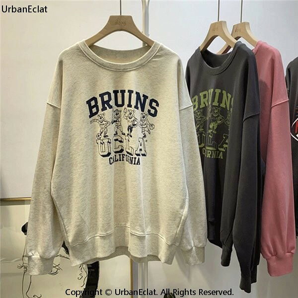 トレーナー レディース 長袖トレーナー クルーネック ゆったり 韓国ファッション 秋服 クルーネック トップス スウェット 春秋