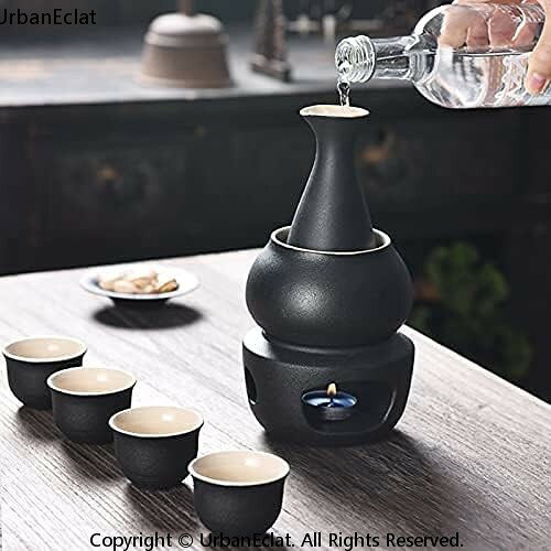 酒燗器 陶器 徳利 おちょこ セット おしゃれ 燗酒 かんざけ 熱燗器 業務用 家庭用 ...
