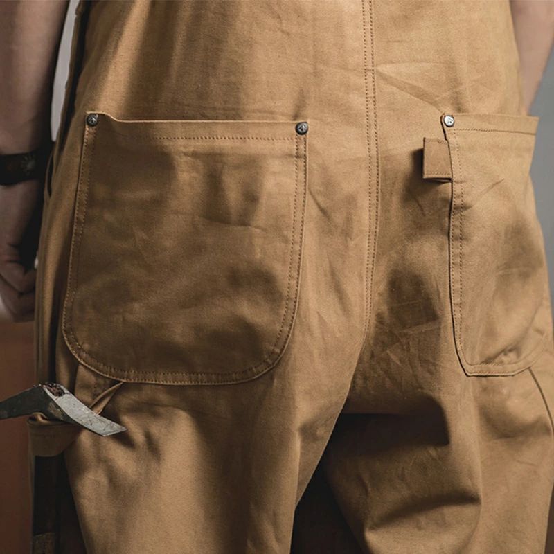 オーバーオール メンズ おしゃれ ミリタリーパンツ サロペット オールインワン つなぎ 作業服 カジュアル 吊りズボン オーバーサイズ ゆったり アメカジ