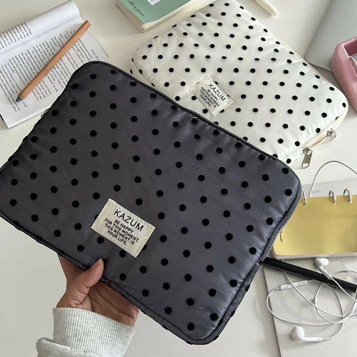 パソコンケース ドット柄 可愛い PCケース タブレット バッグ ノートパソコンケース インナー 保護ケース おしゃれ 11/12/13/14/15インチ シン/プリズム (Macノート用 スリーブケース) ノートパソコン ブリーフケース カバン PCバッグ メンズ レディース 子供