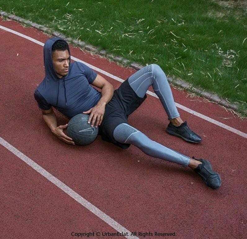 フィットネス レギンス アンダーウェア スポーツウェア 男性 メンズ スポーツスパ...