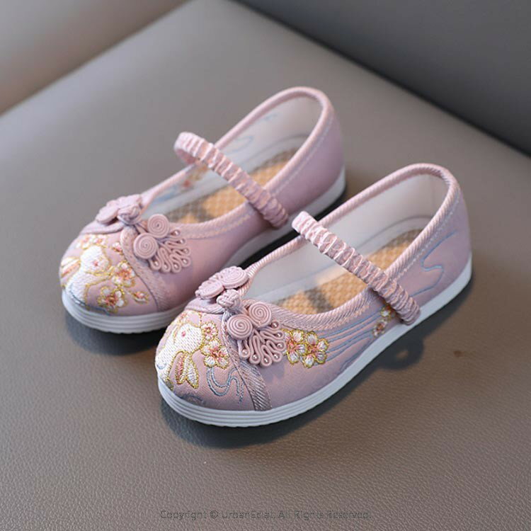歩きやすい 草履 キッズ 草履 ピンク 花柄 赤 靴 痛くない 刺繍 和装 七五三 子供靴 歩きやすい ぺたんこ フラットシューズ 和柄の靴 靴