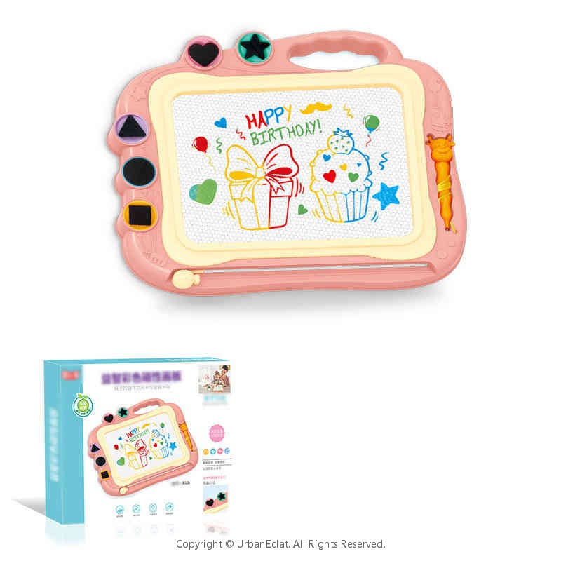 お絵描きボード 大画面 子供 磁石 ペン付き マグネットスタンプ付き 大きい 消せる おえかきボード キッズ 幼児 子供おもちゃ 磁石ボード