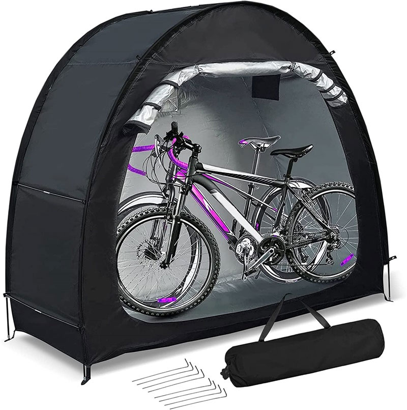 自転車テント サイクルハウスバイクガレージ 1-2台用 自転車置き場屋外 自転車収納 UVカット日よけ 防..