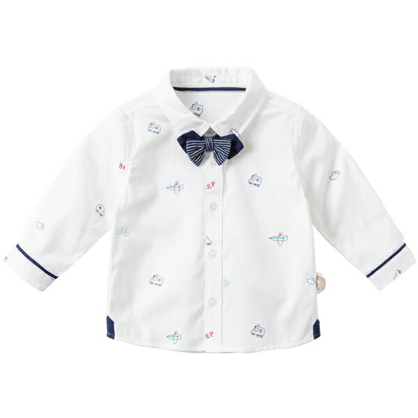 子供服 長袖シャツ 男の子 トップス 春 秋 70 80 90 100 110 120 130 cm dbx16353 dave&bella デイブ ベラ シンプル 上品のサムネイル