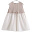 夏服 ワンピース キッズ 子供服 女の子 ノースリーブ ニット aライン ドット 水玉 70 80 90 100 110 cm TQ81200【 Marc＆Janie シンプル 上品 カジュアル ベーシック 】