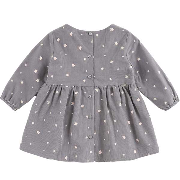 子供服 ワンピース 長袖 星柄 リボン 春 秋 ドレス 70 80 90 100 110 120 cm tq91532【 Marc＆Janie シンプル 上品 フォーマル カジュアル ベーシック】