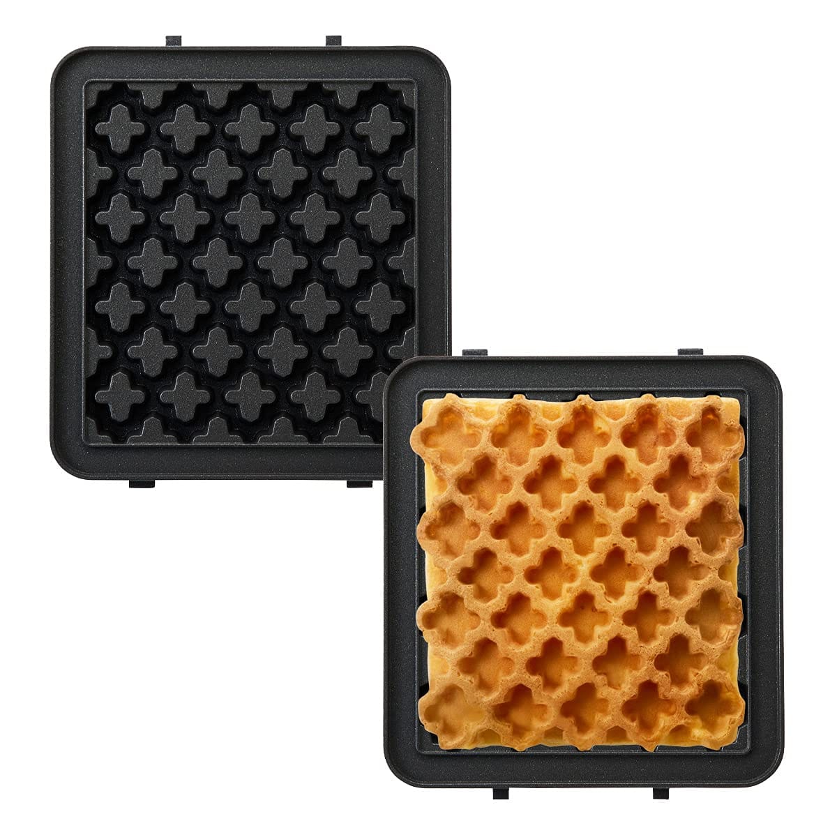 ブルーノ BRUNO ホットサンドメーカー 耳まで焼ける 電気 シングル用ワッフルプレート BOE043-WAFFLE