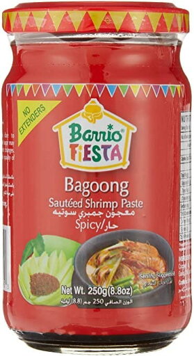Bagoong Sauteed Shrimp Paste Spicy(S) 小エビのソテー スパイシー 250g Barrio Fiesta Bagoong Sauteed Shrimp Paste Spicy(S) 小エビのソテー スパイシー 250g Barrio Fiesta