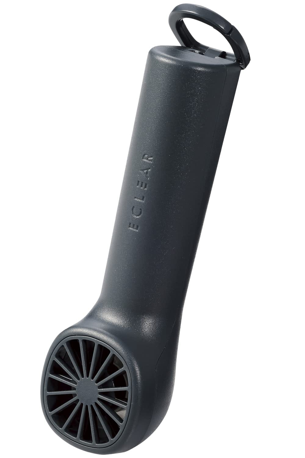 エレコム ハンディファン USB扇風機 スポットファン カラビナ付 風量調節可能 コンパクト ピンポイント送風 ダスティグレー FAN-U233GY