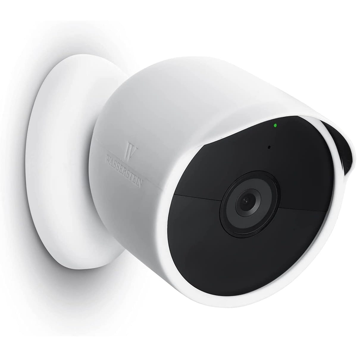 Wasserstein 保護カバー Google Nest Cam対応 屋外または屋内用 バッテリー - カメラ用保護シリコンカバー (1パック/ホワイト)