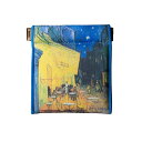 3carat キャンディポーチ クラシック絵画シリーズ 全8種類 ひまわり 星月夜 夜のカフェテラス 日傘を差す女 真珠の耳飾りの少女 ジュエリーポーチ アクセ...