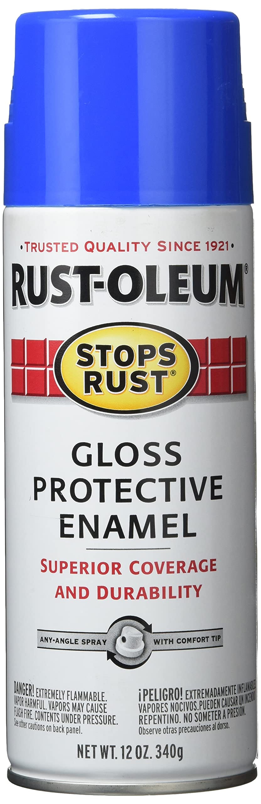 Rustoleum ラスト・オリウム プロテクティブ エナメル カラースプレー 防サビ セイルブルー ...