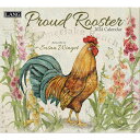 LANG Proud Rooster™ 2024年壁掛けカレンダー (24991001936)