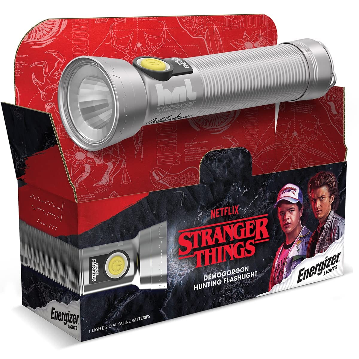 Energizer Stranger Things Demogorgon ハンティング LED 懐中電灯 限定 ビンテージ コレクターズエディション 電池付属 