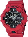 [カシオ] 腕時計 ジーショック G-SHOCK GA-700-4AJF レッド