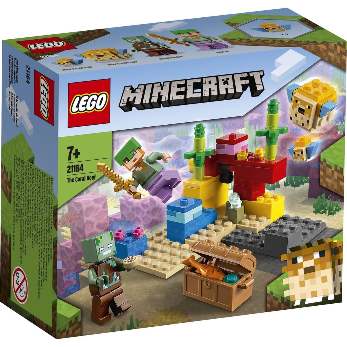レゴ(LEGO) マインクラフト サンゴ礁 21164 おもちゃ ブロック プレゼント テレビゲーム 海 男の子 女の子 7歳以上