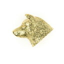 シバイヌ(柴犬) イギリス製 22ctゴールドプレート アート ドッグ ピンバッジ コレクション