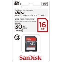 SANDISK ウルトラ SDHC UHS-I CLASS10 16GB 〔SDSDUG-016G- ...