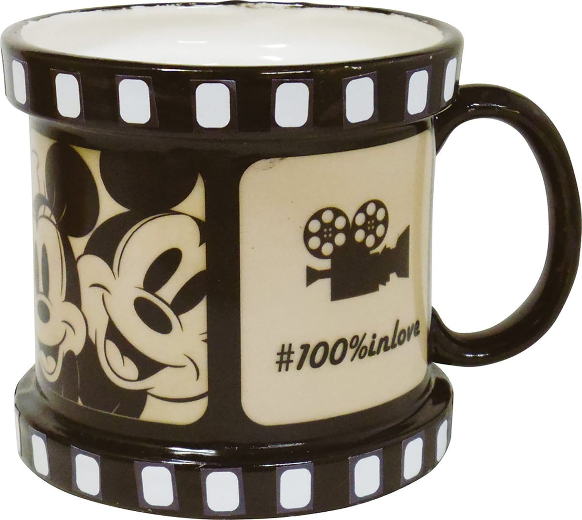 ディズニー シネマフィルム ミッキー&ミニー マグカップ 299 g SAN2893