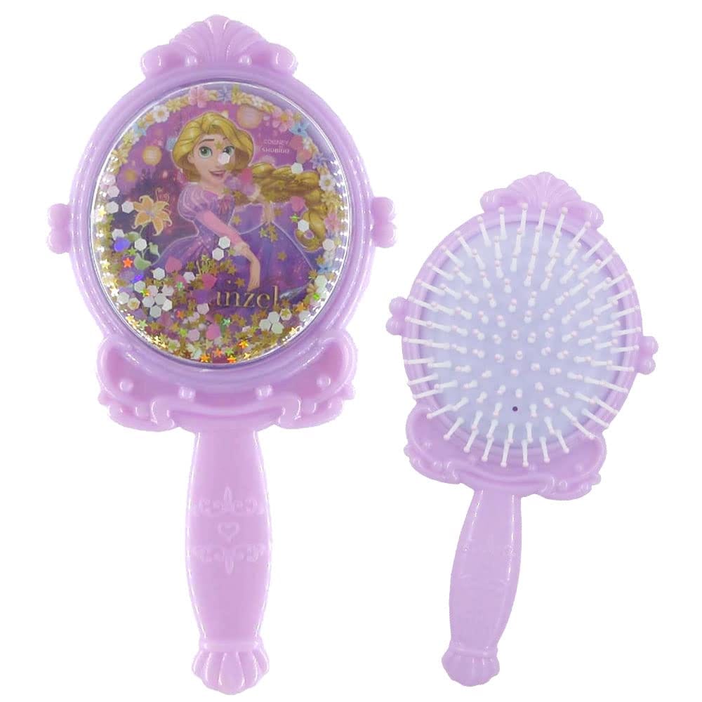 キラキラヘアブラシ DN39970-72(71/ラプンツェル) ディズニー DISNEY グッズ キッズ おめかし コスメ おでかけ 粧美堂 SHO-BI キャラクター 雑貨 キッズ ファッション 化粧品 ギフト プレゼント