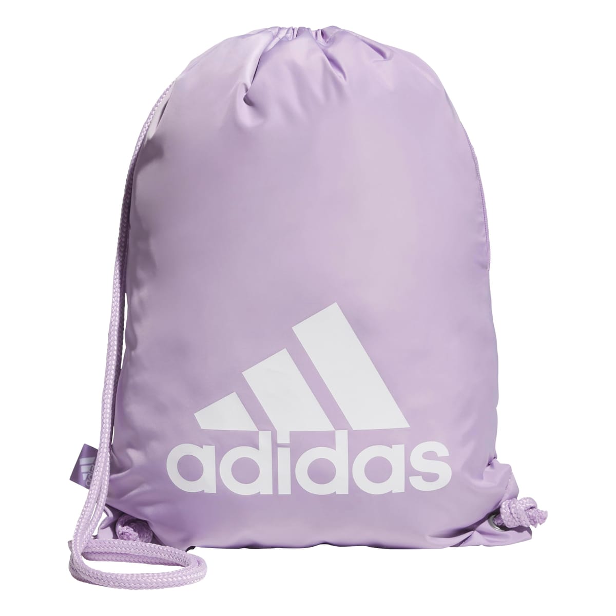 adidas Ready Sackpack – 巾着バックパック 軽量 スモール ジムバッグ, パウダープラム パープル/ホワ..